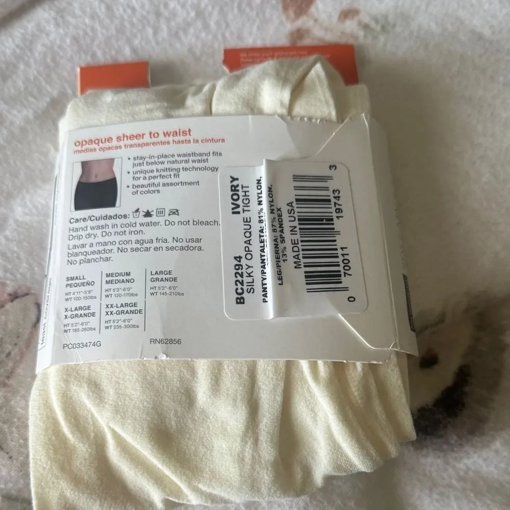 No Nonsense Cream Opaque Tights